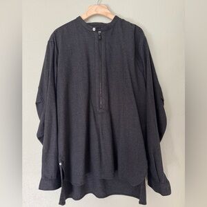 nonnative Stranger Wool Half-Zip Long Sleeve Shirt
